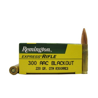 REMINGTON 300 AAC BLACKOUT 220GR 20 RND BOX