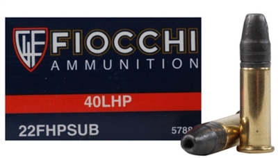 FIOCCHI 22LR 40LHP SUBSONIC 50 RND BOX