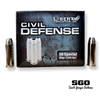 LIBERTY AMMUNITION CIVIL DEFENSE 38 SPECIAL 50 GR.  HP 1500 FPS 20 ROUND BOX