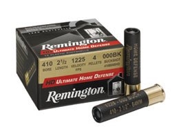 REMINGTON 410 GA 2 1/2''  000BUCKSHOT  BK ULTRA HOME DEFENSE 15 ROUNDS