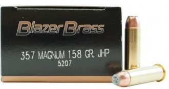 CCI BLAZER BRASS 357 MAG 158 GR JHP 50 RND BOX