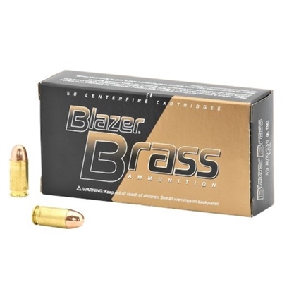 CCI BLAZER BRASS 40s&w 165 GR FMJ 1000 ROUND CASE