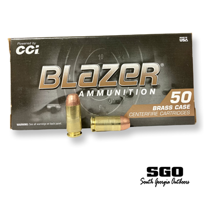 CCI BLAZER BRASS 40 S&W 180 GR FMJ 50 ROUND CASE