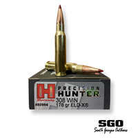 HORNADY PRECISION HUNTER 308 WIN 178 GR ELD-X 2600 FPS 20 ROUND BOX