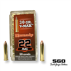 HORNADY VARMINT EXPRESS 22 MAG 30 GR. V-MAX 2200 FPS 50 ROUND BOX