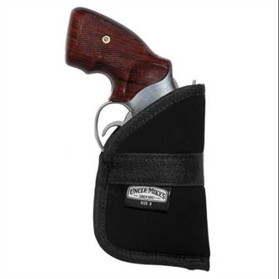UNCLE MIKES INSIDE THE POCKET FITS MOST 2'' 5 SHOT REVOLVERS AMBI