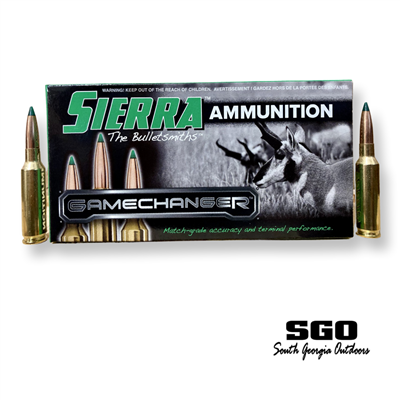 SIERRA 6.5 CREEDMOOR 130GR TGK TIPPED GAME KING 20 ROUNDS *BLOWOUT*