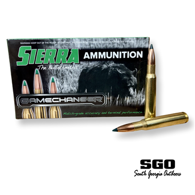 SIERRA GAMECHANGER .30-06 SPRINGFIELD 165 GRAIN TGK TIPPED GAMEKING 20 ROUND BOX