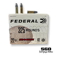 Federal 22 LR AutoMatch 40 Gr. Lead Round Nose 325 Round Box