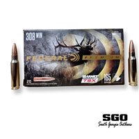 FEDERAL PREMIUM 308 WIN 165 GR. BARNES TSX 2650 FPS 20 ROUND BOX