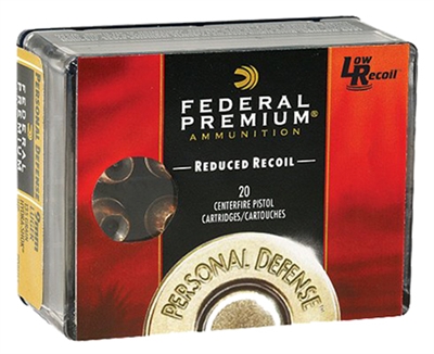 FEDERAL 380 HYDRA SHOCK LOW RECOIL 380 90 GR JHP 20 RND BOX