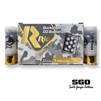 RIO 12GA 2 3/4" 9 PELLET 00 BUCKSHOT 1345 FPS 5 ROUND BOX