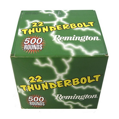 REMINGTON THUNDERBOLT 22LR 40 GR.  500 RND BRICK *NO LIMITS*