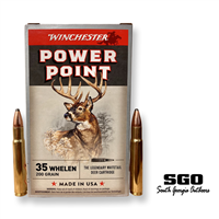 WINCHESTER POWER POINT 35 WHELEN 200 GR. POWER POINT 2800 FPS 20 ROUND BOX