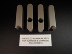 Vibra-Stop anodized key set for Johnson or Evinrude motors 135-175 HP