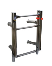 Transom mounted ladder, three step - Dixon Model F3B