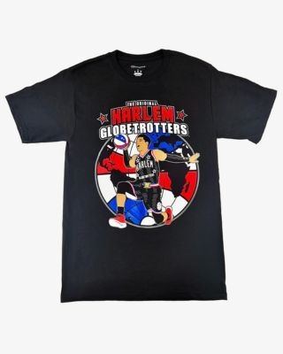Harlem Globetrotters Spread Game  World Tour Tee by Champion