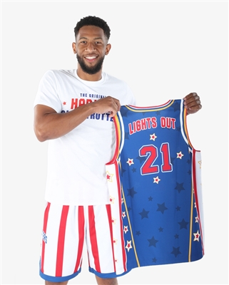 Lights Out #21 - Harlem Globetrotters Iconic Replica Jersey by Champion