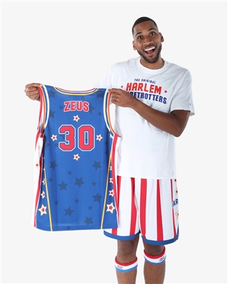 Zeus #30 - Harlem Globetrotters Iconic Replica Jersey by Champion