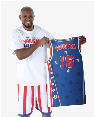 Scooter #16 - Harlem Globetrotters Iconic Replica Jersey by Champion