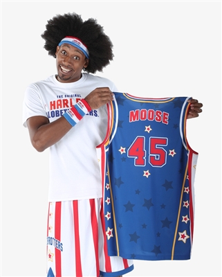 Moose #45 - Harlem Globetrotters Iconic Replica Jersey by Champion