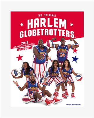2018 Harlem Globetrotters - Amazing Feats of Basketball World Tour Program / Yearbook