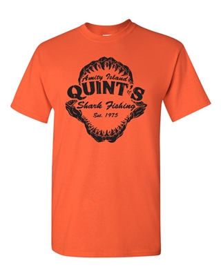 Amity Island Quint's Shark Fishing Est 1975 Men's T-Shirt (1380)