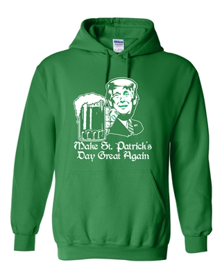 Make St. Patrick's Day Great Again Trump Hoodie (1592)