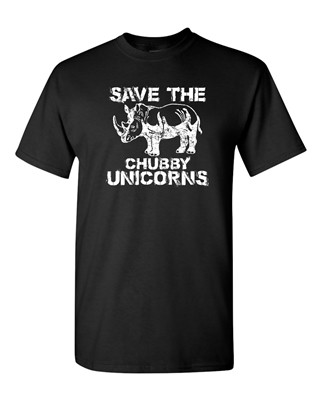 Save The Chubby Unicorns Men's T-Shirt (1599)