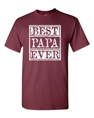 Best Papa Ever Men's T-Shirt (1605)
