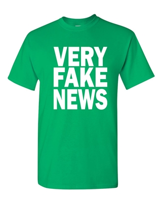 Very Fake News Donald Trump Men's T-Shirt  (1624)