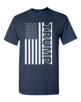 Trump American Flag Men's T-Shirt (1769)