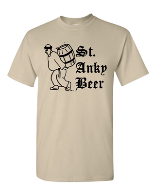 St. Anky Beer Men's T-Shirt (1793)