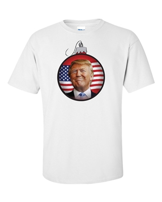 Donald Trump Christmas Ornament Flag SUBLIMATION Men's T-Shirt