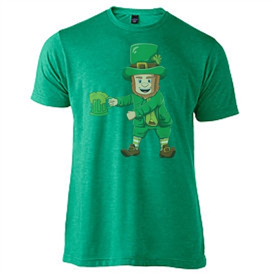 Flossy Leprechaun St. Pat's Day Sublimation Men's T-Shirt