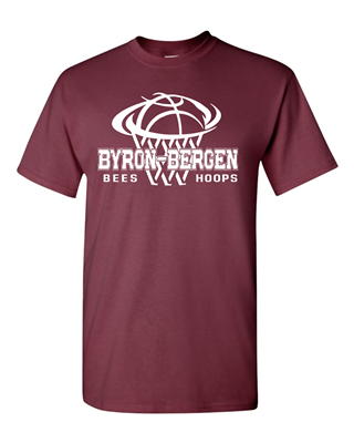 Byron-Bergen Basketball Men's T-Shirt (5000)