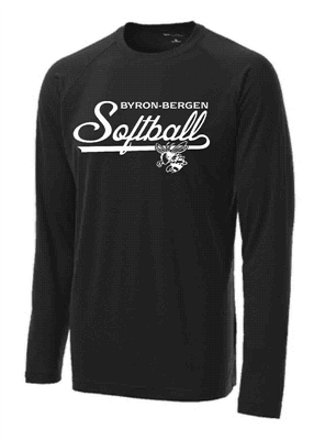 Byron-Bergen Softball Long Sleeve Dri Fit T-Shirt (St700LS)