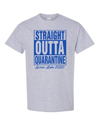 Straight Outta Quarantine Norris Lake 2020 Unisex T-Shirt
