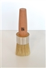 Waxing Brush: Short Handle Petite White