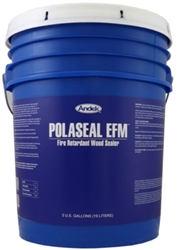 PolaSeal EFM Fire Retardant Exterior Clear Coat - 5 gallon