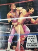 RAZOR RAMON & BRET HART signed POSTER