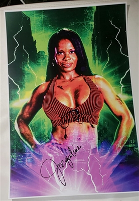 jacqueline signed 11x17 poster -Icons convention exclusive-