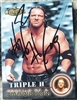 TRIPLE H signed trading card