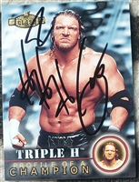 TRIPLE H signed trading card