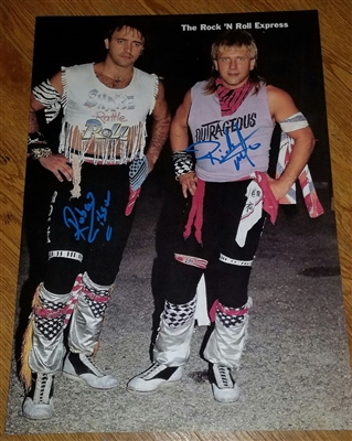 THE ROCK N ROLL EXPRESS signed poster