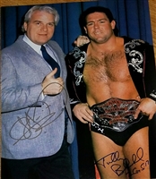 TULLY BLANCHARD & JJ DILLON signed poster!!