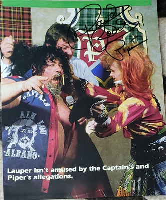 ROWDY RODDY PIPER signed photo