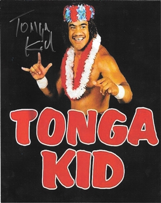 THE TONGA KID signed photo