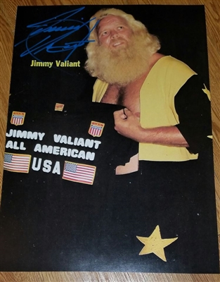 JIMMY VALIANT signed poster!!
