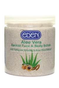 Eden Extra Whitening Apricot + Ale Vera Face & Body Scrub 500g